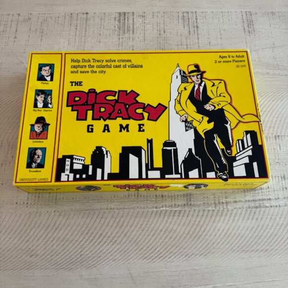 Vintage 1990 University Games The Dick Tracy Game - Picture 1 of 11